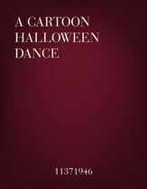A Cartoon Halloween Dance Orchestra sheet music cover